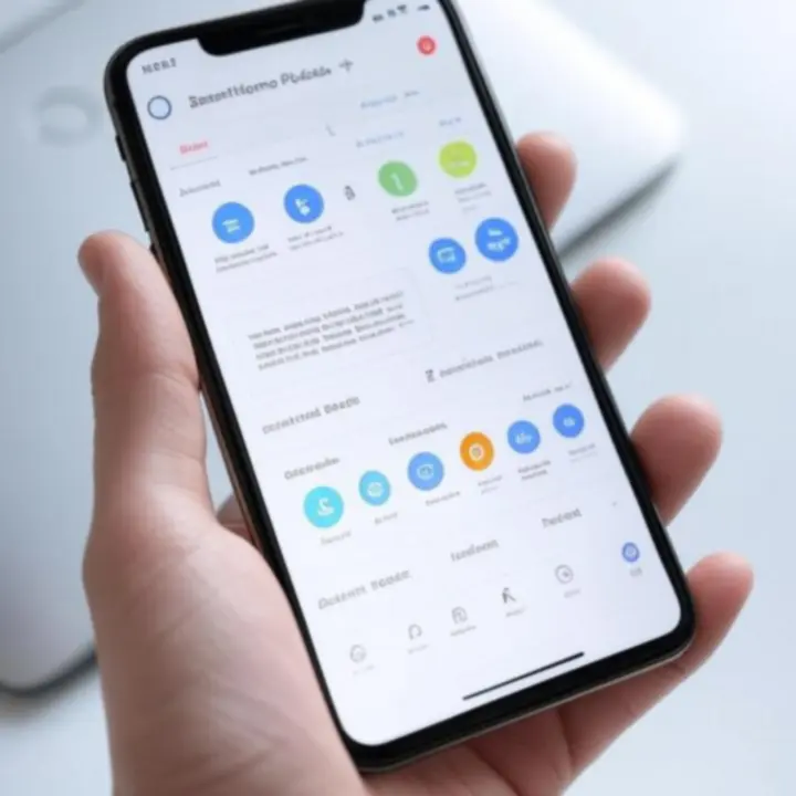 Zakupy smart elektroniki na smartfonie w responsywnym sklepie internetowym